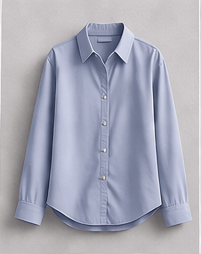 ベーシックシャツ（ブルー）