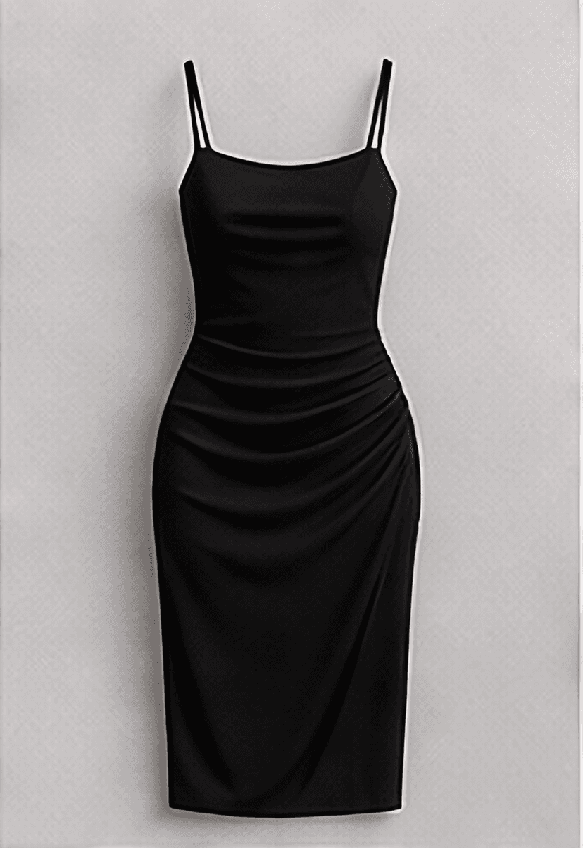 タイトキャミワンピース（ブラック）