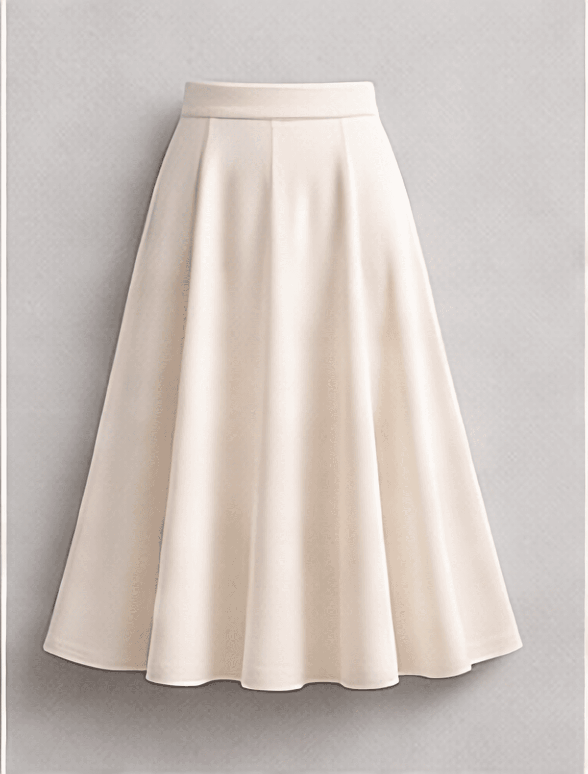 フレアロングスカート（アイボリー）