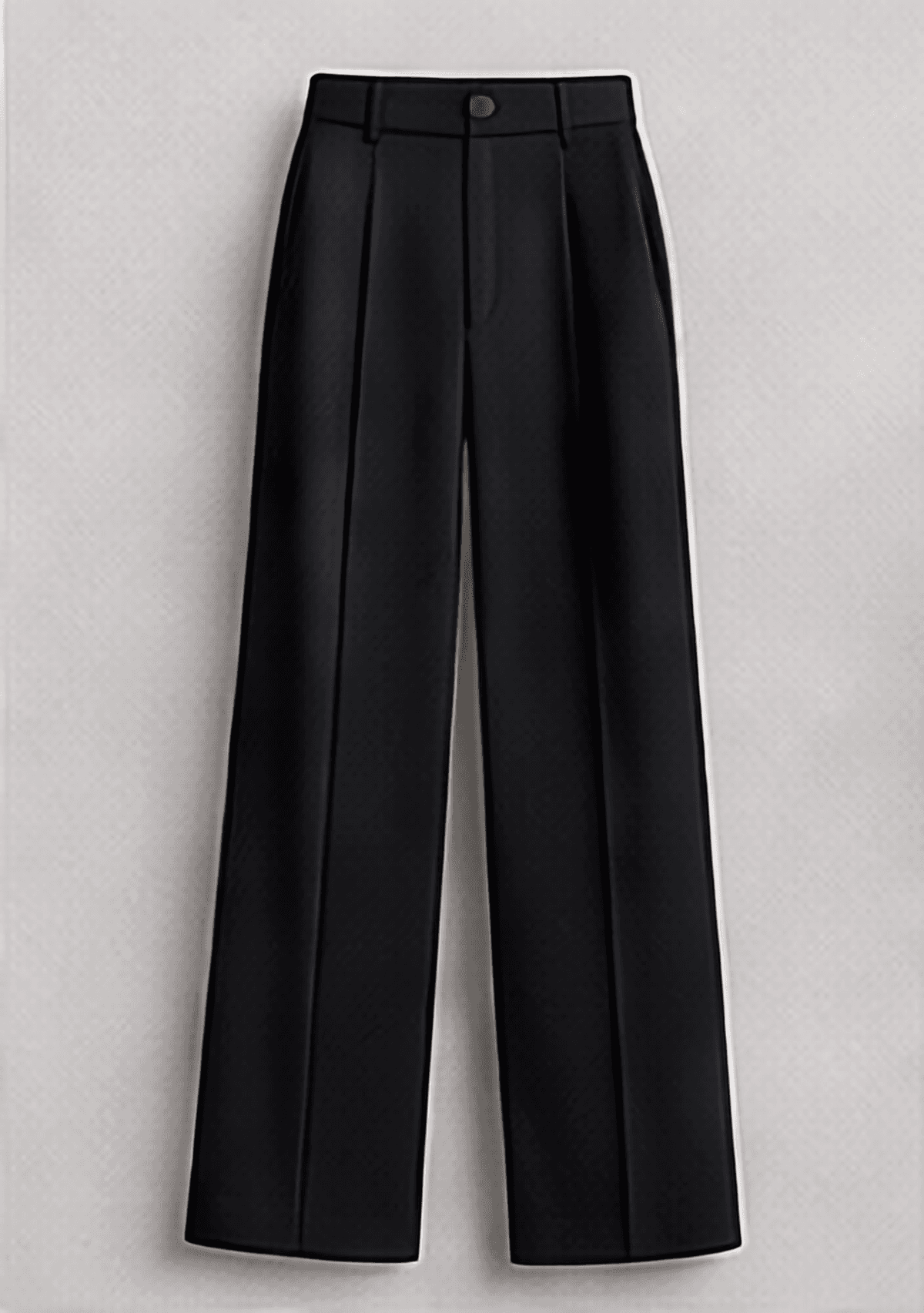 ワイドスラックス（ブラック）