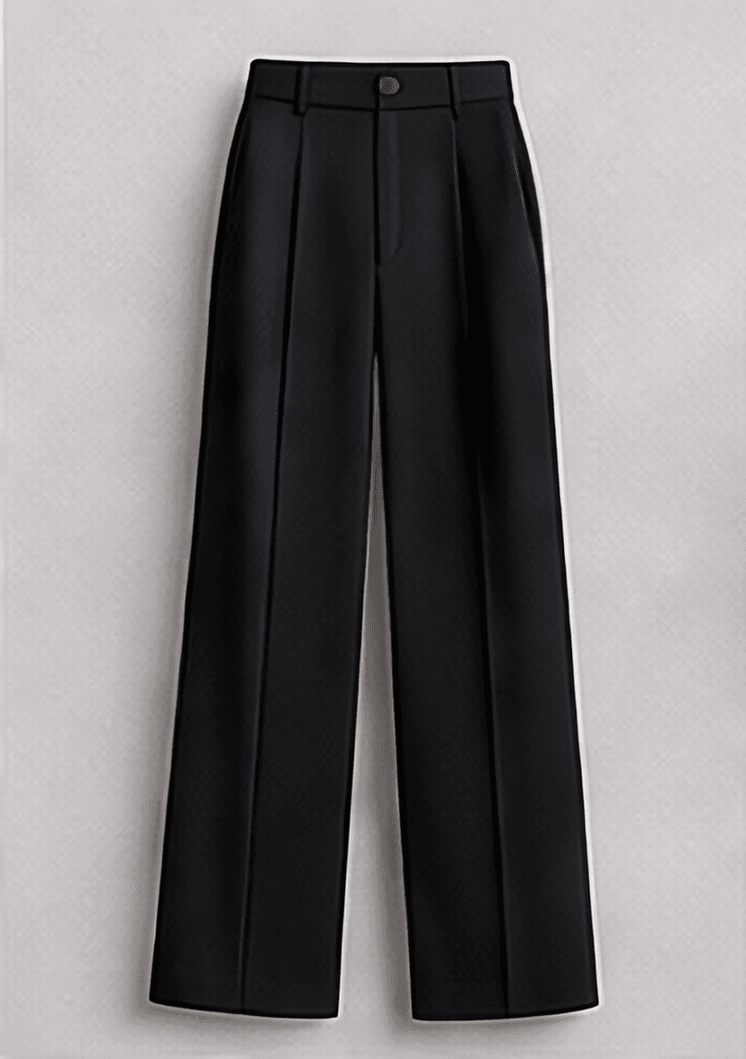 ワイドスラックス（ブラック）