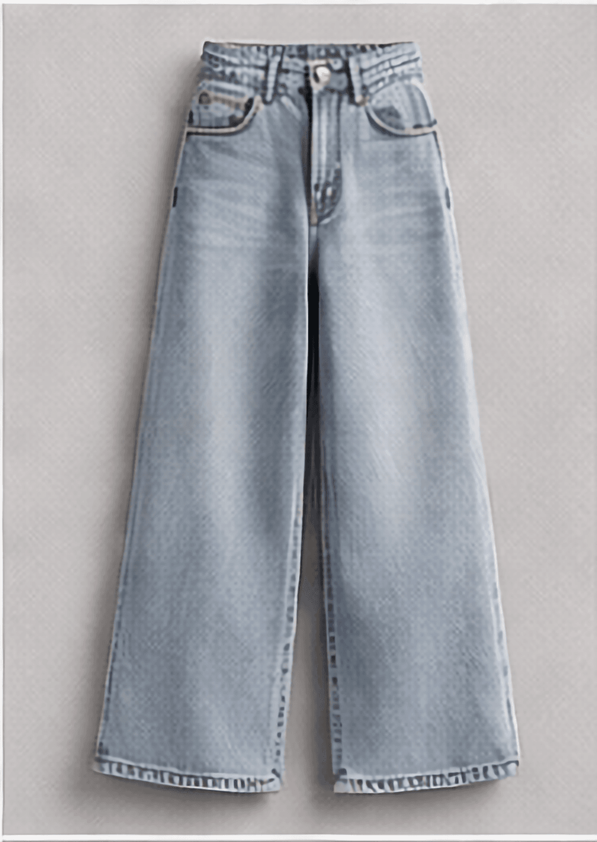 ストレートデニム（ライトブルー）