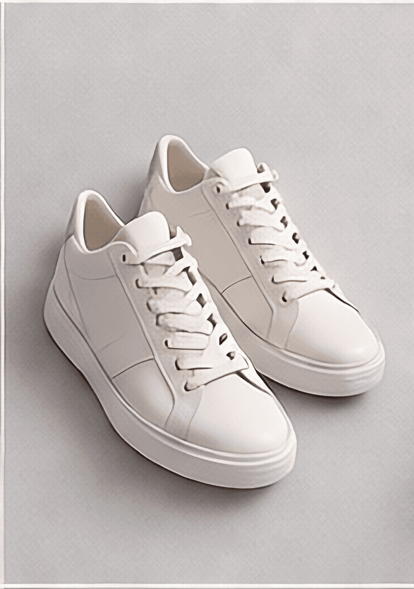 ローカットスニーカー（ホワイト）