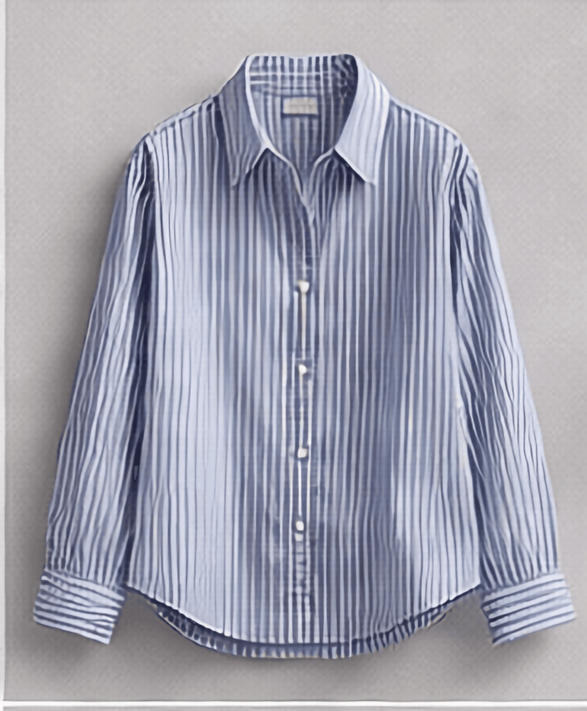 ストライプシャツ（ブルー）